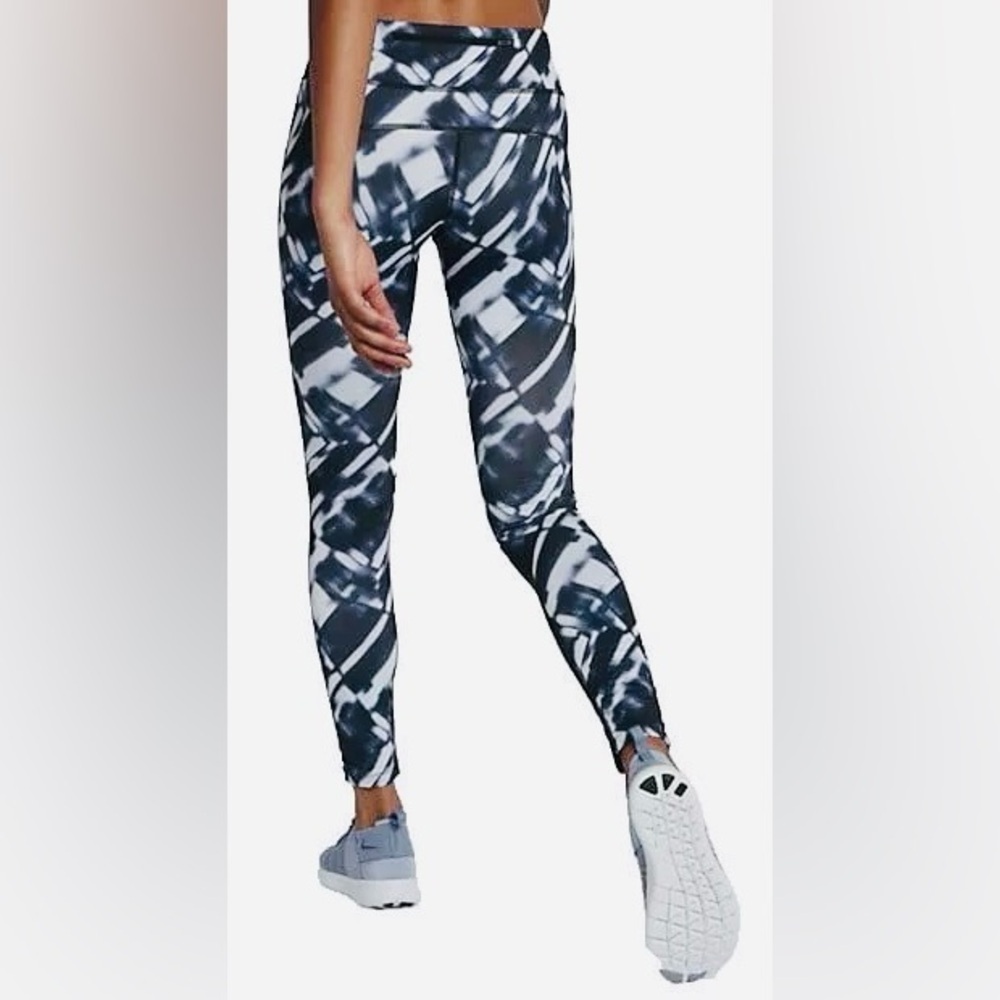 Nike Dri-Fit Power Epic Run Printed Mesh Panels Running Leggings Size Small - Picture 3 of 8